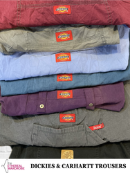 Pantalones de trabajo Dickies y Carhartt