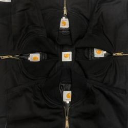 Gilets Carhartt vintage retravaillés noirs - Toute..