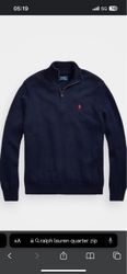 Ralph Lauren polo à fermeture zippée quart