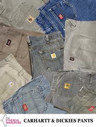 Pantalones de carpintero Carhartt y Dickies Workwe..