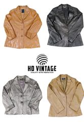 HD208 "00s Biker Girl Leather Blazer Jackets - 20 ..