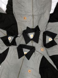 Veste Patchwork re-travaillée Vintage Carhartt Tou..