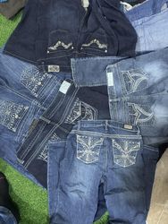 Y2k embroidery jeans 10 pieces