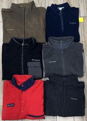 Branded Columbia Fleece - 9 Pieces