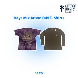 Boys mix brand round neck t shirts