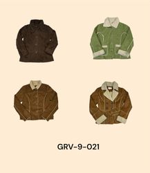 Manteaux et vestes en daim shearling Y2K (GRV-9-02..