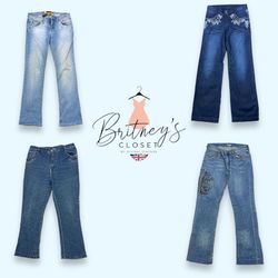 Y2K Embalished Jeans - 10 Pieces