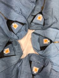 Veste en denim Detroit rework style Carhartt vinta..