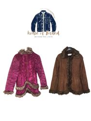 Manteaux en shearling avancés Y2k