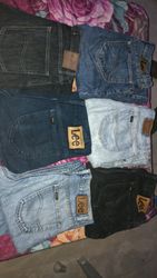 Men jeans Lee and wrangler