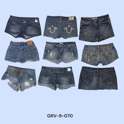 Shorts en denim mini Y2K pour femmes – Audacieux, ..