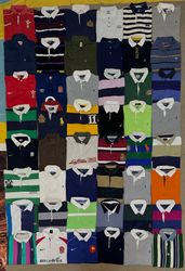 48 pièces de maillots de rugby vintage mix authent..