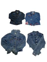 Giubbotti in denim unici e funky - 13 pezzi - 18/9..