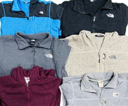 The north face fleece jackets 25 pcs