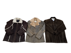 Chaquetas de mezcla de cuero de ante - 1..