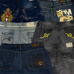 Y2k 40++ Sizes Baggy Hip Hop Jeans 20 Pcs (A67)