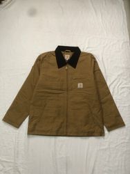 Veste vintage Carhartt rework style tan Detroit to..