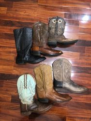 G0095 Vintage Cow Boy boots - 25 pieces