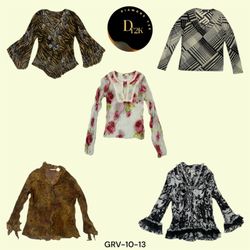 Y2K Graphic Long Sleeve Mash Tops – Nostalgic Desi..