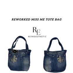 SAC TOTE REFAÇONNÉ MISS ME (AW24)