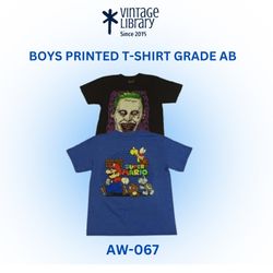 Boys Printed T-shirts 20 pieces