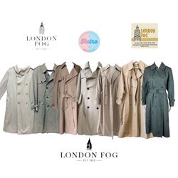 London Fog Trench Coats 8 Pieces