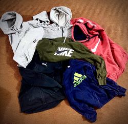 Branded Nike,Adidas, kappa & puma hoodies-----10pc..