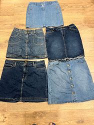 Jupes en denim mini