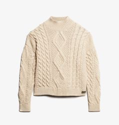 Fisher Sweater Heavy Knitwear Wool Unisex a-Grade