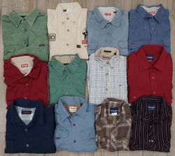 Branded Wrangler Shirts - 13 Pieces