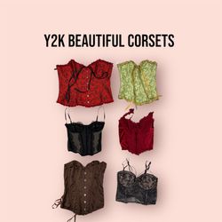 Y2K BEAUTIFUL CORSETS