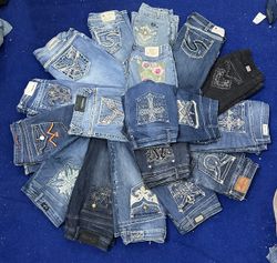 Y2K women's flared jeans 25 pieces