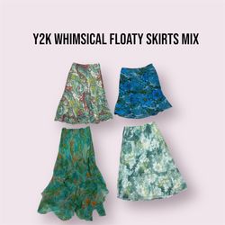 Y2K WHIMSICAL FLOATY SKIRTS MIX