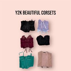 Y2K BEAUTIFUL CORSETS