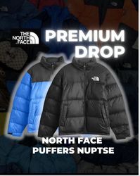 The north face puffers nuptse- 5 pieces