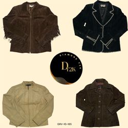 Manteau en daim emblématique Y2K - Audacieux et st..