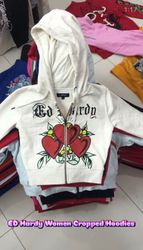 Ed Hardy Femmes Sweats à Capuche Courts