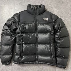 Authentic Black The North Face Nuptse Puffer Jacke..