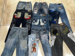 Jean japonais Y2K en denim