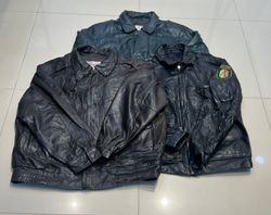 Vintage Bomber leather jacket (FF-032)