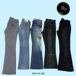 Y2K Dream Flares : Jeans rétro iconiques (GRV-10-2..