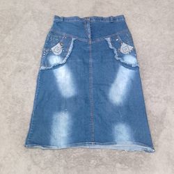 Saia de Mistura de Denim CR2619 Y2K - 15 Peças