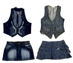 Classic blues: denim coord set