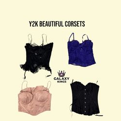 Y2K BEAUTIFUL CORSETS