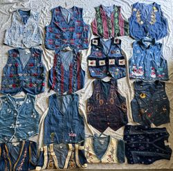 Denim vest 20 pieces