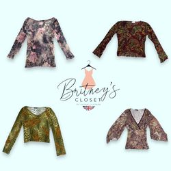 Y2K Fashion Wildflower Mix Tops - 10 Pieces ( BC-1..