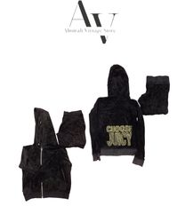 Seulement des survêtements noirs Juicy Couture