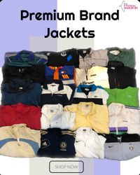 Branded Jackets 50pcs Vintage pcs Included, Nike, ..