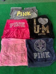 Hoodies roses 8 pièces Pantalon rose 3 pièces (03)