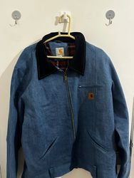 Denim blue Carhartt Rework Style Detroit Jackets
